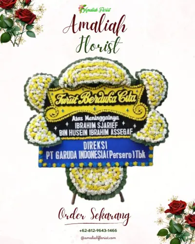 Papan Bunga Duka di Bantul